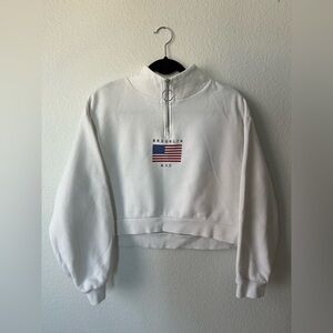 H&M White Brooklyn NYC Sweatshirt